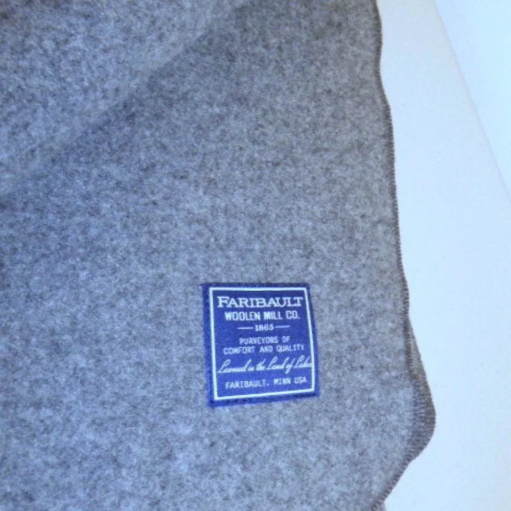 FARIBAULT Woolen Mills JIMMY KIMMEL blanket SWAG twin NWT monogram